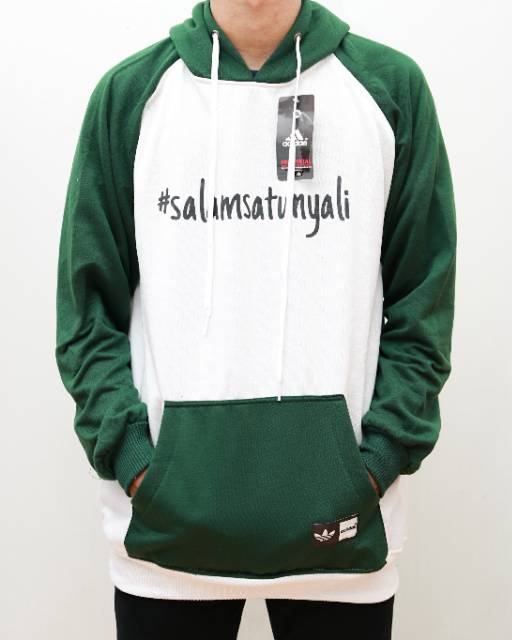 Jaket Persebaya Surabaya Sweater Hoodie Salam Satu Nyali XL