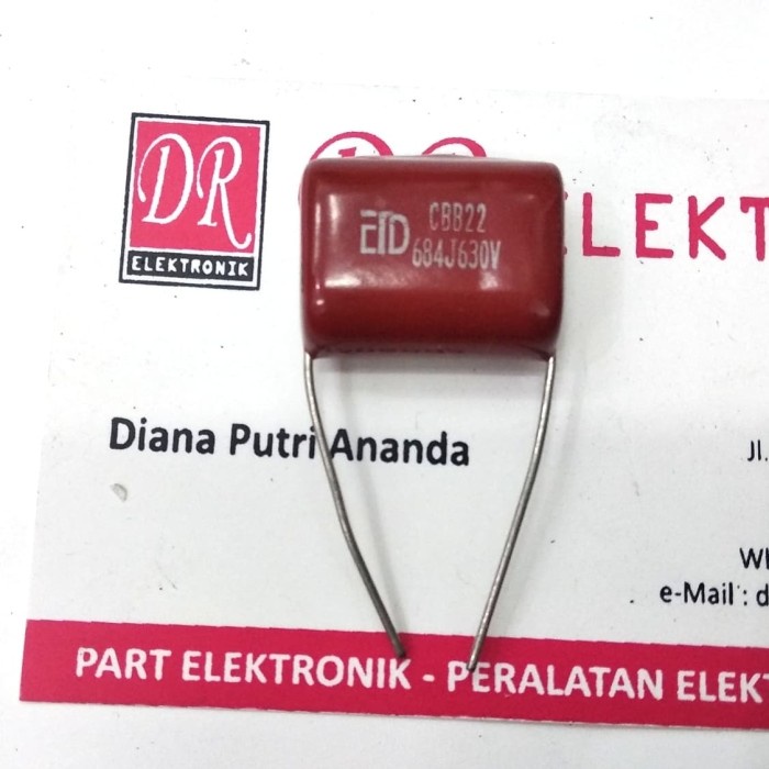 GROSIR Milar Kapasitor Capasitor 684j 684 680nF 680 nF 630volt 630v ALSH27 - isi 30 pcs