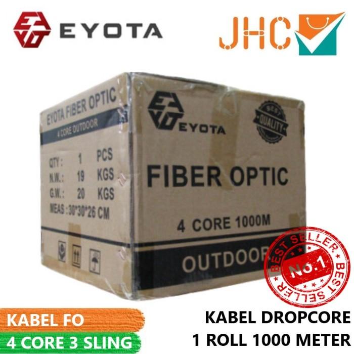 Eyota Kabel Fo 4 Core 3 Sling 1000 Meter - Fiber Optik 4 Core 3 Seling