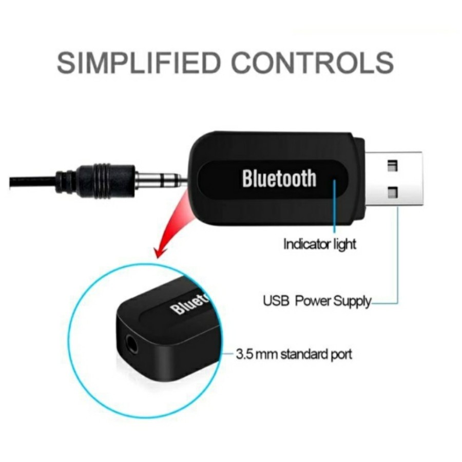 Wireless Stereo Audio Receiver Bluetooth Adapter USB / USB Speaker