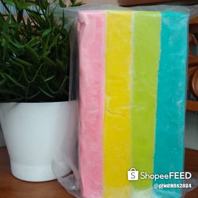 

Keju mozerella rainbow 1kg
