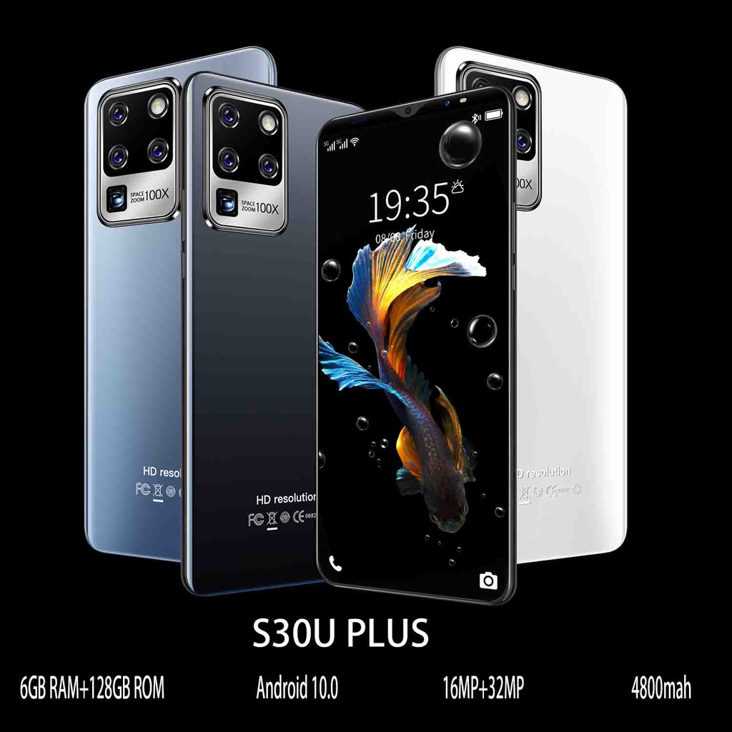 [Hp murah][COD][Promo]Android Galaxy S30 U RAM6GB+ROM64GB 4500 Mah Foto Jelas Full Screen 5.8 Inch