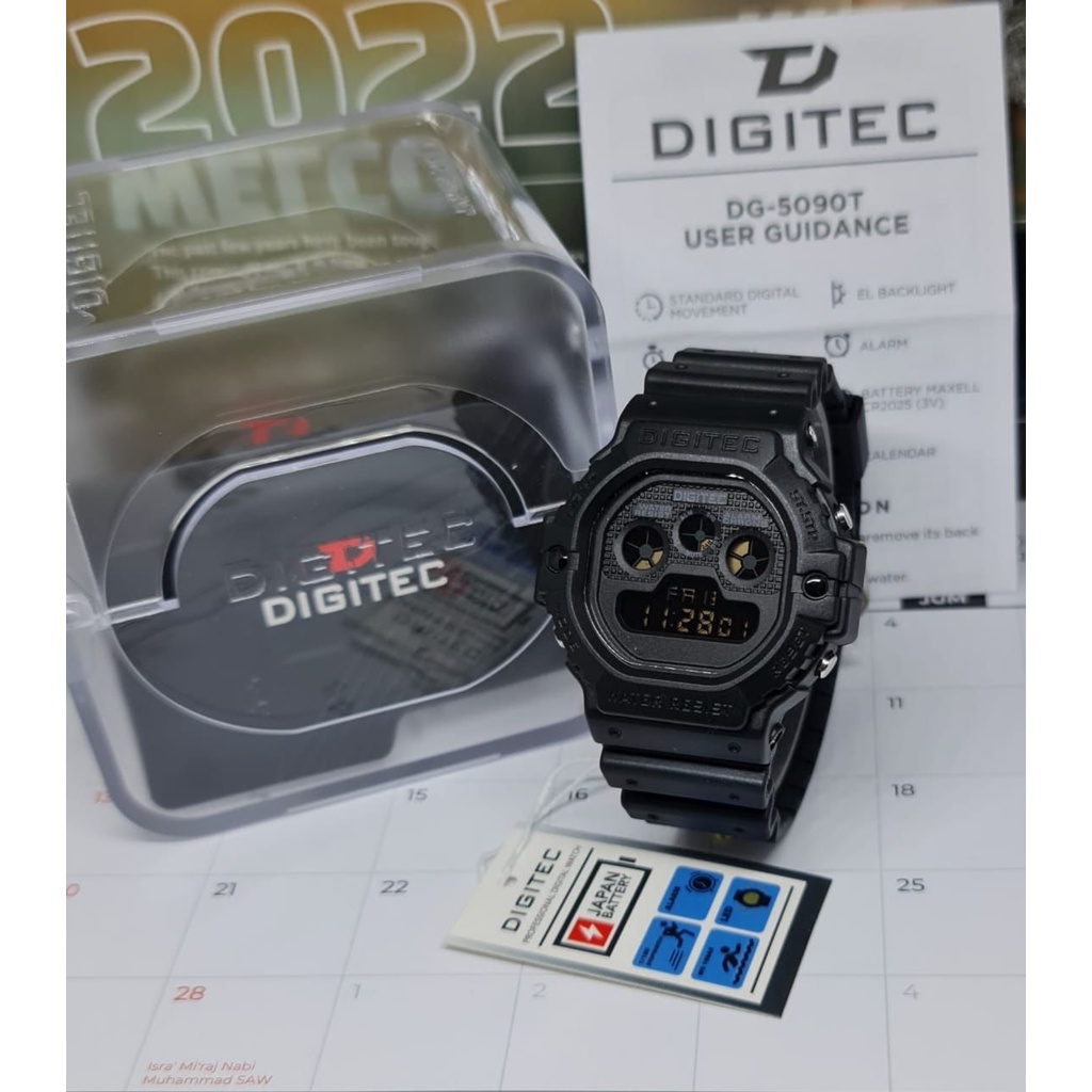 JAM TANGAN PRIA DIGITEC DA 5090 ORIGINAL DIGITEC 5090 PRIA WANITA SPORTY