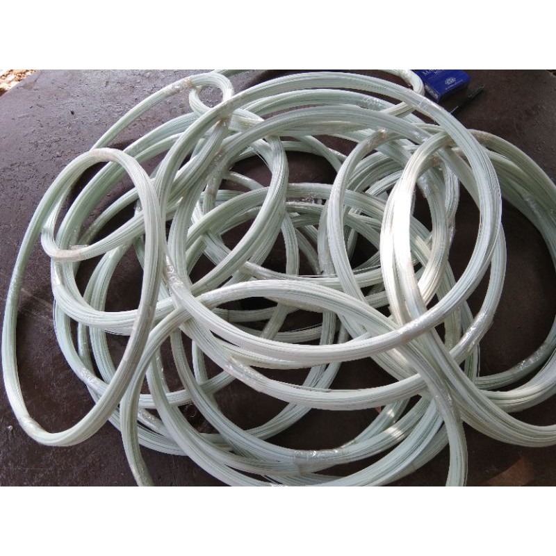 jeruji fiber putih susu 1mm panjang 100mtr