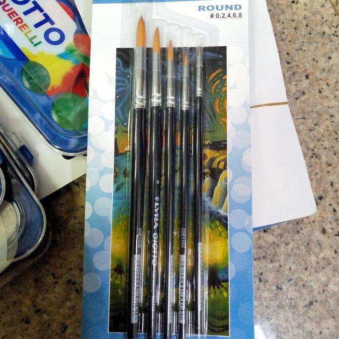 

PROMO Art brush round /kuas lukis /set LYRA