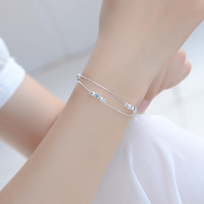 Gelang Wanita Multi Layer Bandul Aneka Desain Gaya Simple Menarik Untuk Hadiah