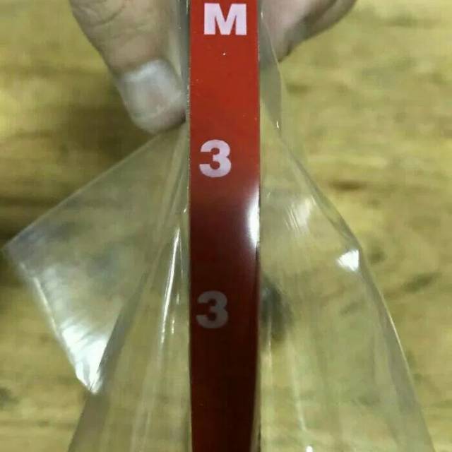 

Double tape 3M merah(roll besar)ukuran 8 MM
