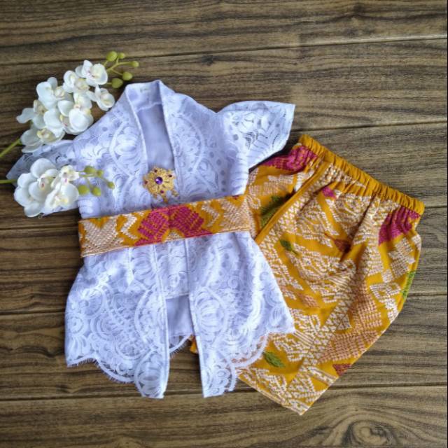 0-2 tahun free bandana SET KEBAYA FURING+KAMEN OBI ANAK