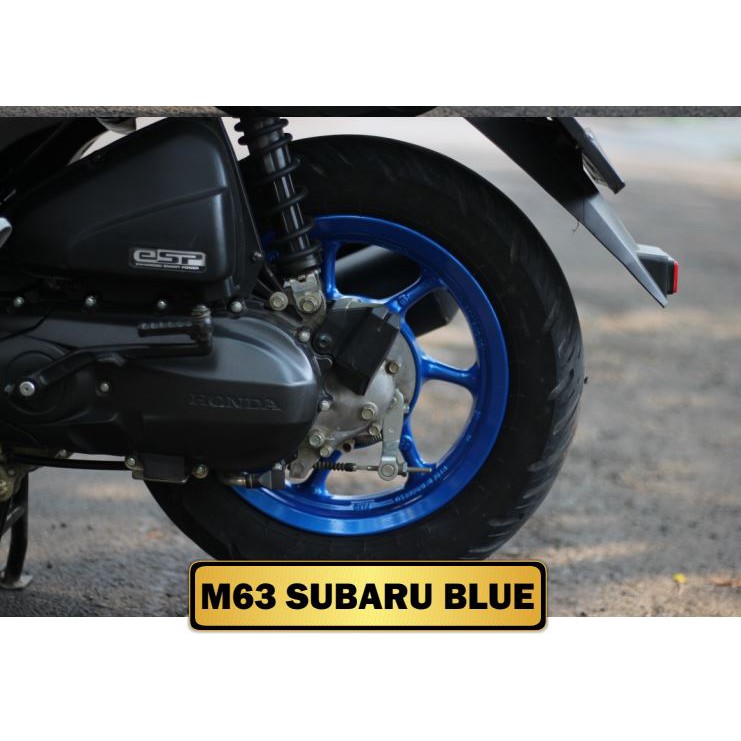 Paket Cat Velg M63 Subaru Blue Sapporo Ultimate / Cat Sapporo