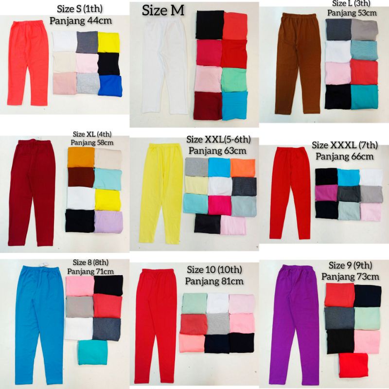 Legging anak murah- legging anak- legging harian anak - legging katun anak