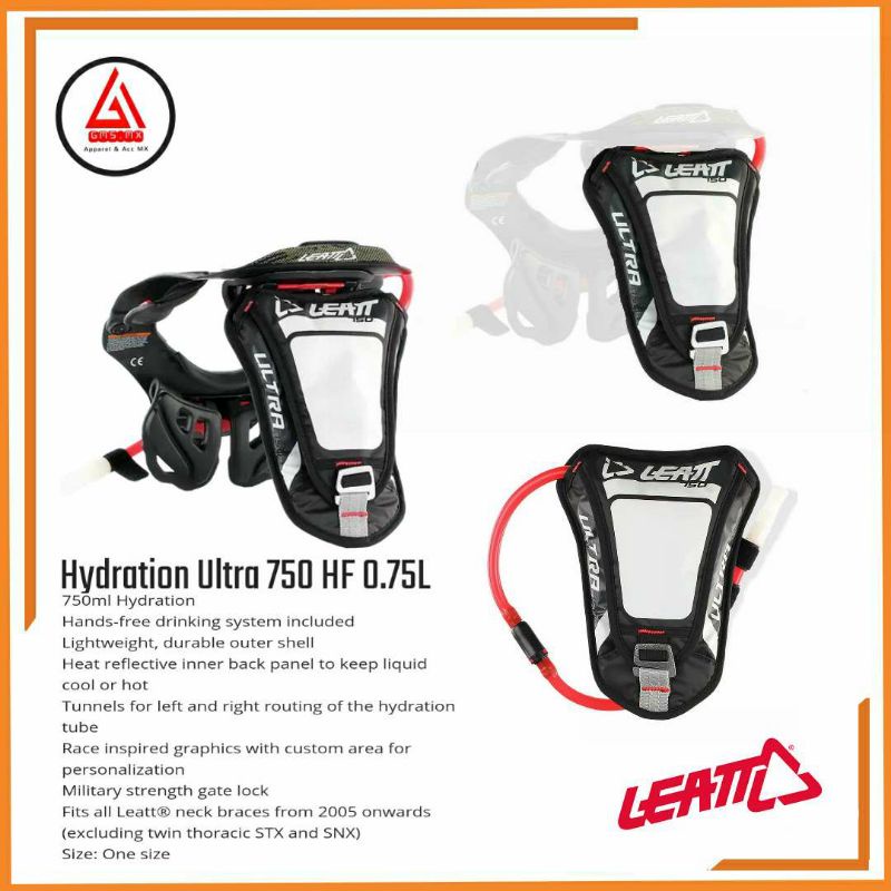HYDRATION LEATT ULTRA 750 HF 0.75L, NECK BRACE LEATT, HYDRO BAG LEATT