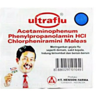 Ultraflu 1 Strip isi 4 tablet