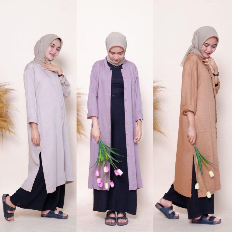 ERICA TUNIK| ATASAN TUNIK KEMEJA TUNIK ATASAN TUNIK MURAH | KEMEJA RAYON |TUNIK KEMEJA PANJANG| TUNI