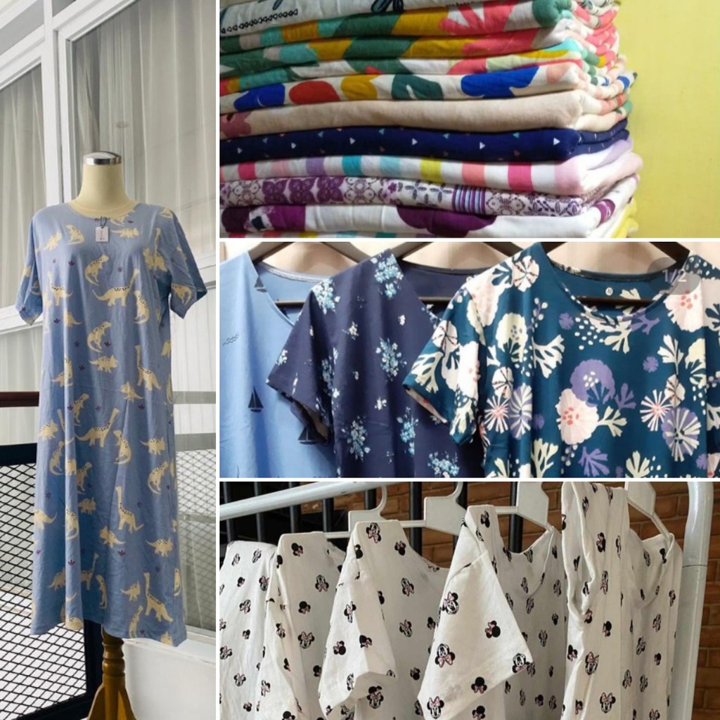 NADA TUNIK KAOS LONGGAR LENGAN PENDEK