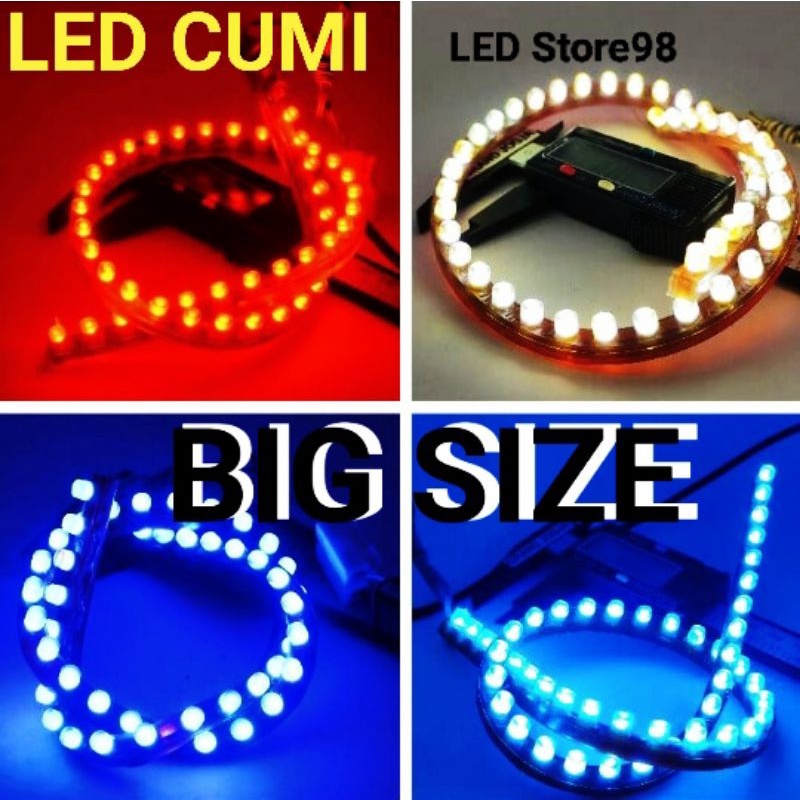 LED CUMI BESAR 48CM 12 VOLT UNTUK MOTOR MOBIL