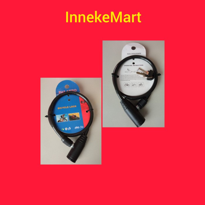 KUNCI SEPEDA ANTI MALING SEPEDA LIPAT