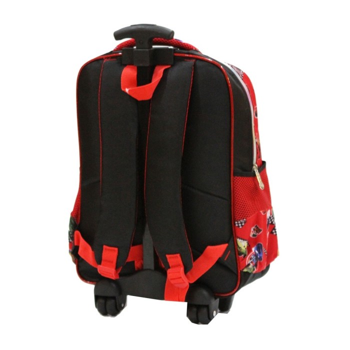 ANAK-KOPER-TAS- TAS ANAK SD IMPORT TROLLEY CARS MC QUEEN 5D+KOTAK PENSIL+TEMPAT BEKAL -TAS-KOPER-