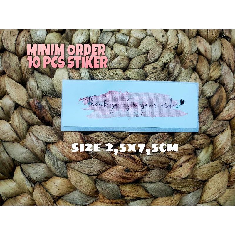 

[TERMURAH] STIKER THANK YOU FOR YOUR ORDER ONLINE SHOP