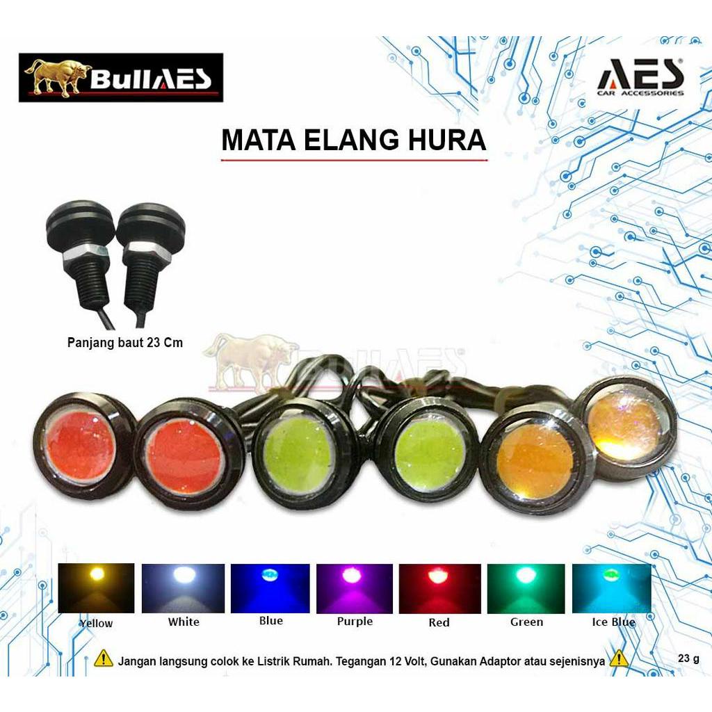 Mata Elang Cob HURA 23 mm baut besar eagle eye BULLAES