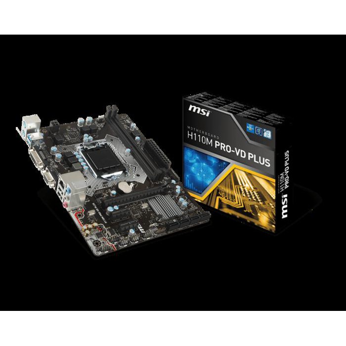 BEST SELLER MOTHERBOARD MSI H110M PRO-VD PLUS (SOCEKT 1151 DDR4)