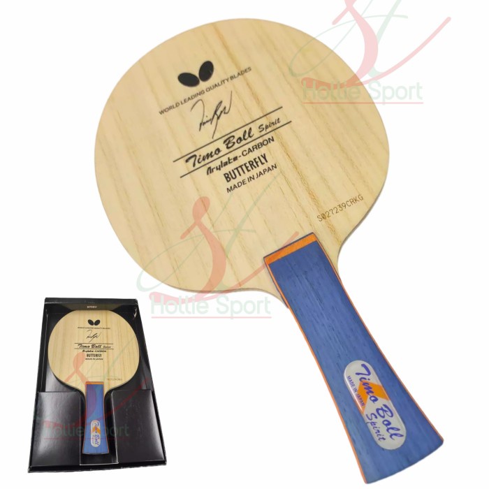 Butterfly Timo Boll Spirit Kayu Bat Pingpong