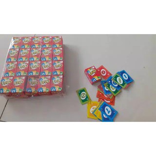 Image of thu nhỏ Mainan kartu uno jenga flip cards board game asah otak angka permainan polos karakter mini #3