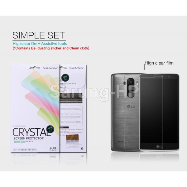 Nillkin Crystal Screen Protector LG G4 Stylus H818 Murah