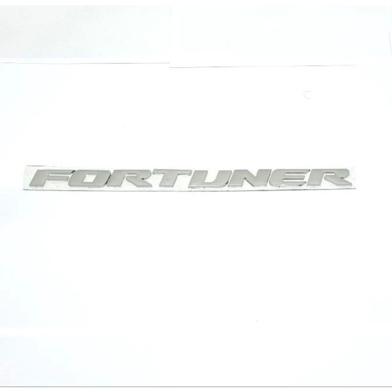 Stiker Emblem FORTUNER Kap Mesin Bahan ABS