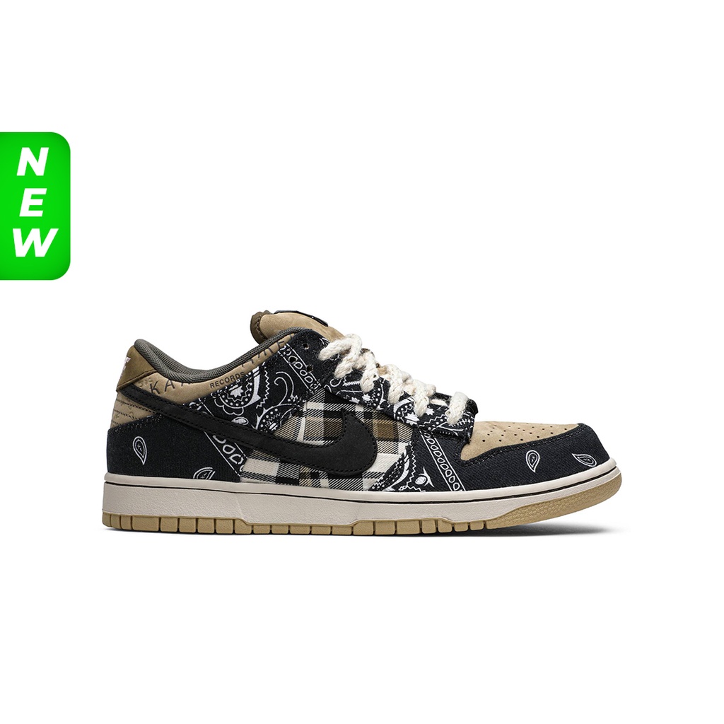 Sepatu Sneakers Travis Scott x Dunk Low Premium QS SB 'Cactus Jack' Authentic 100% Realpict