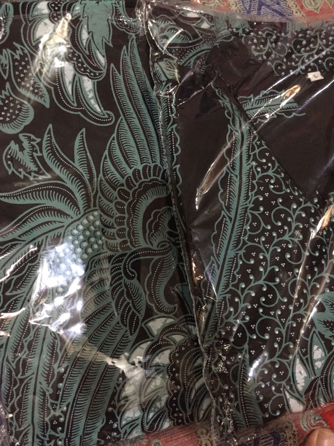 Peksi Hijau Kemeja Batik Pria Lengan Pendek Full Furing By Batik Rafanda