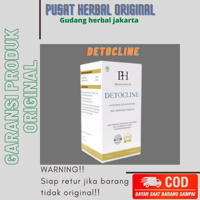detocline detox herbal anti parasit hasil cepat ampuh original produk