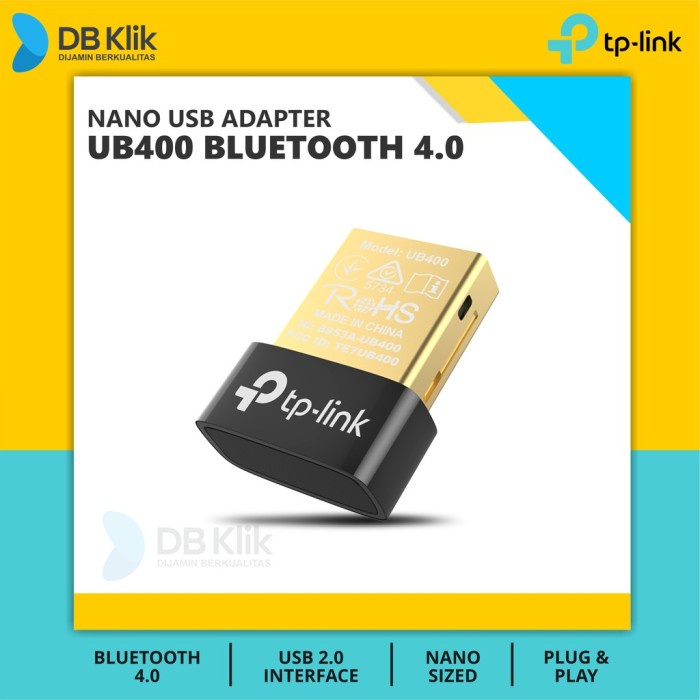 Wireless Adapter TP Link UB400 Bluetooth 4.0 Nano USB - TPLink UB 400