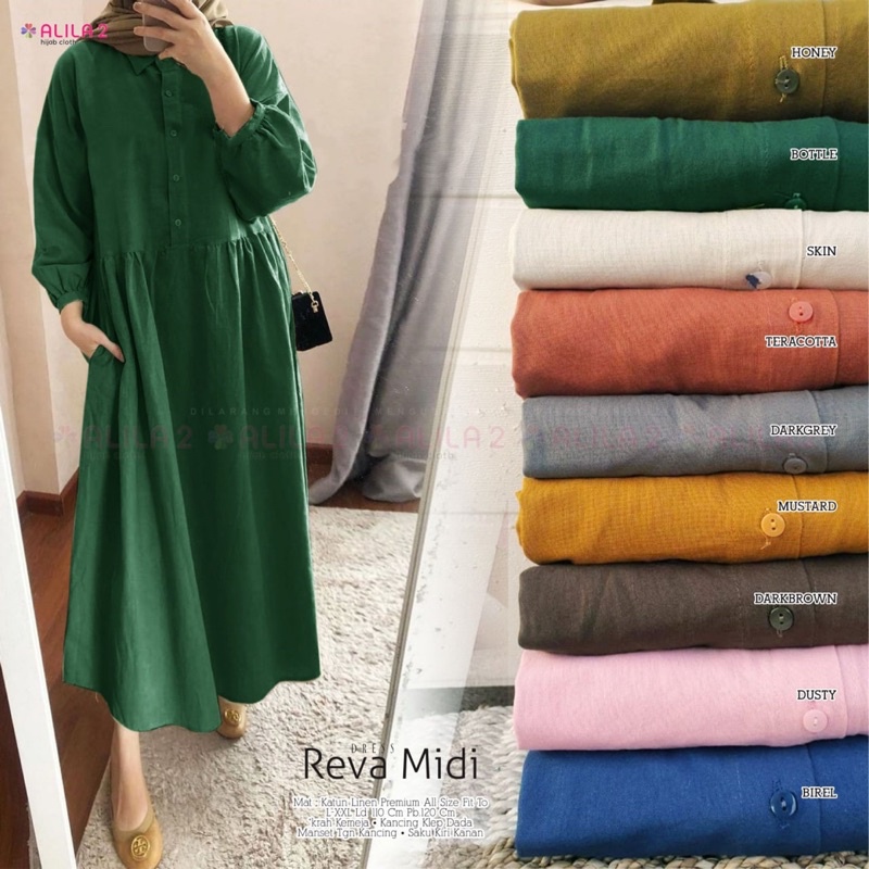REVA MIDI DRESS by Alila2