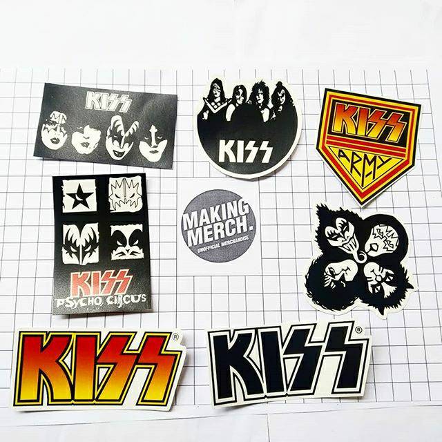 

Stiker Kiss Band