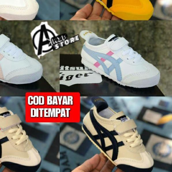 ✲ SEPATU ANAK WANITA ASICS ONITSUKA VELCRO PREMIUM ORIGINAL ✬
