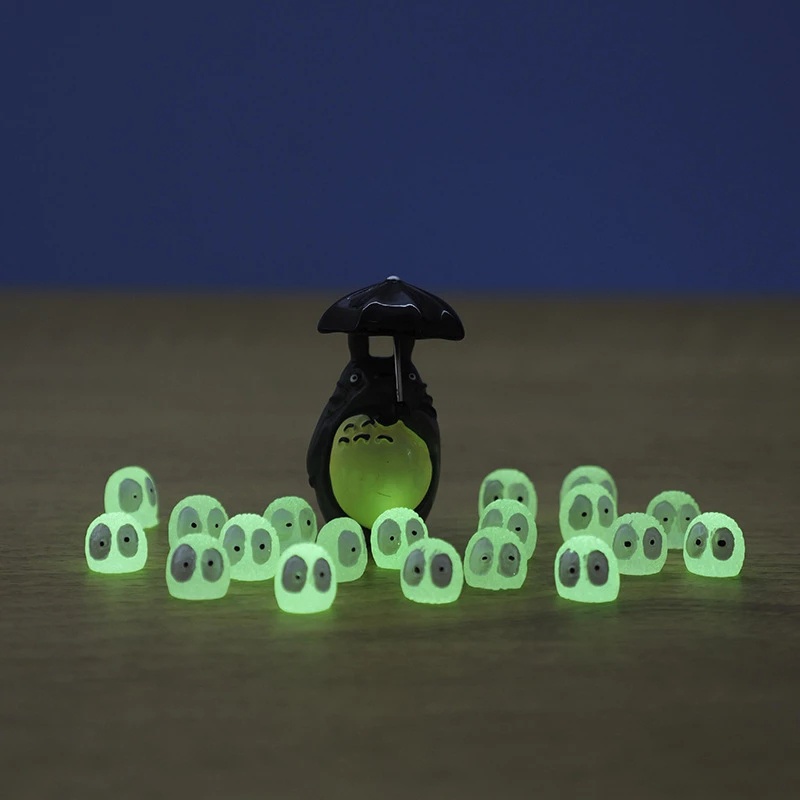 5pcs Ornamen Miniatur Alien Glow In The Dark Untuk Dekorasi Taman
