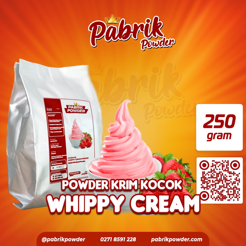 Premium Whippy Cream Powder Premix 250 gram