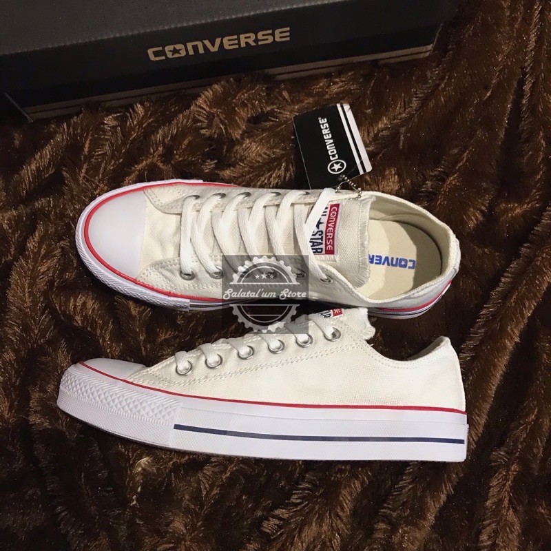 SEPATU CONVERSE CLASIK LOW WHITE BENDERA PRMIUM TERLARIS