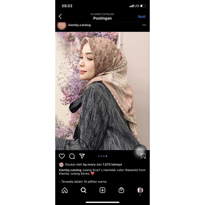 Julang Scarf Wakatobi klamby