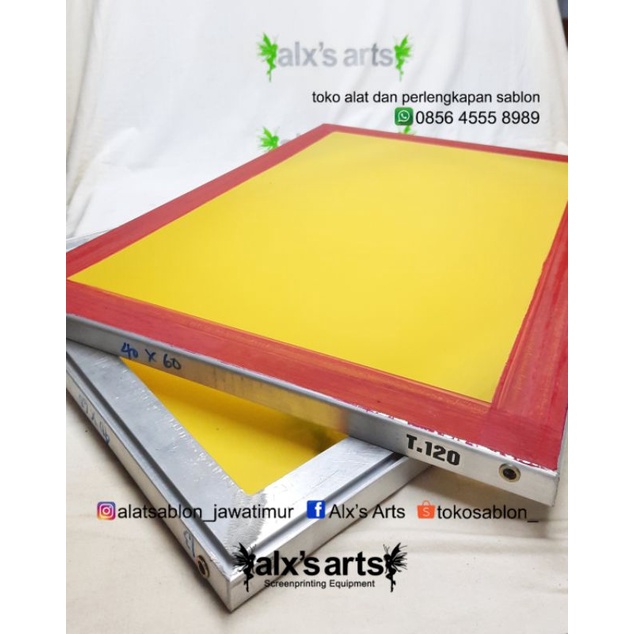 screen almini T120 kuning screen almunium