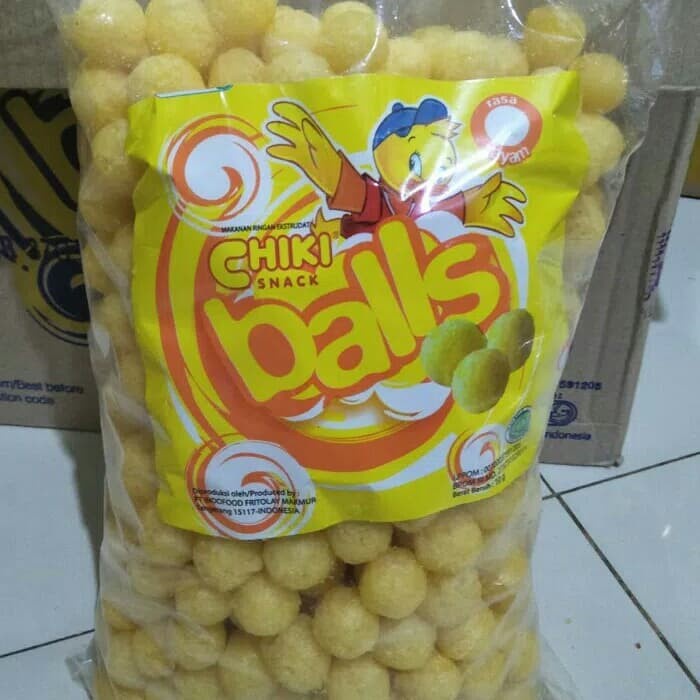 

Instant-Camilan- Chiki Balls Ayam Kiloan Asli Indofood Repack 250Gr -Camilan-Instant.