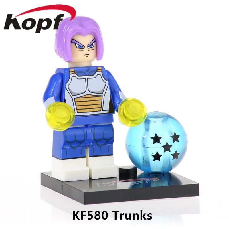Mainan Lego KF580 Ephnesians Trunks Android 13 Action Dragon Ball Series Son Goku Figures Model