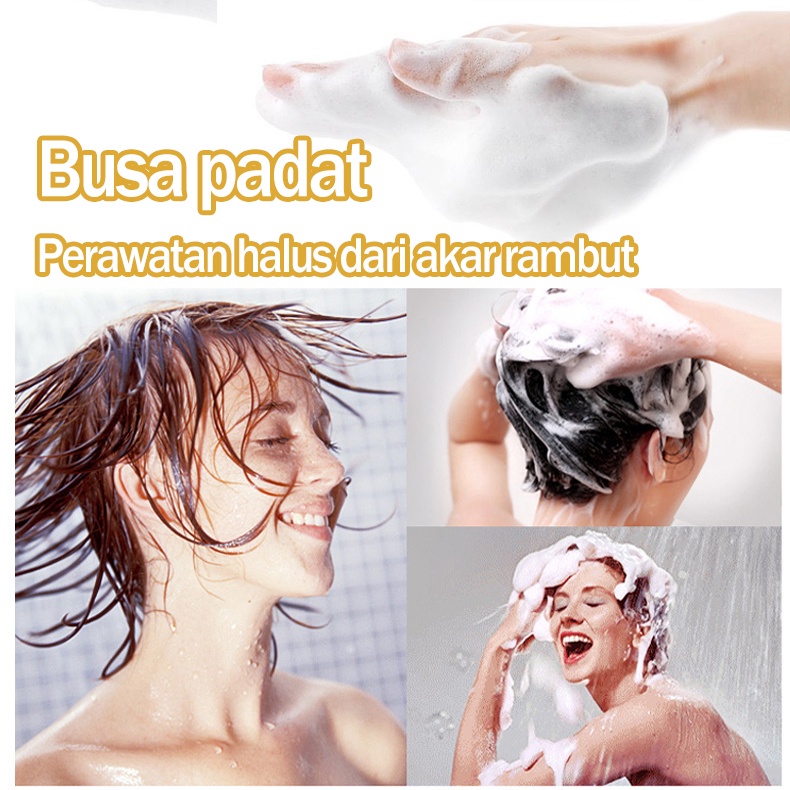 Sampo jahe Shampo penumbuh rambut Shampo anti rambut rontok 300ML Ketombe Merangsang pertumbuhan rambut Mencegah kebotakan Garis rambut Rambut rontok Bahan herbal jahe