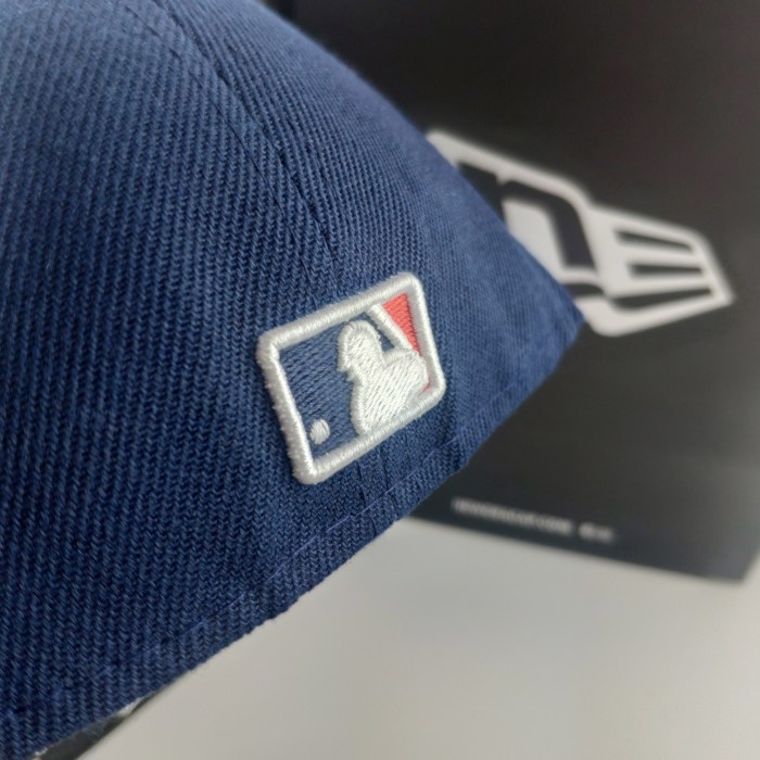 Da2A01Gggw Topi Fitted Hat Baseball Mlb New Era 59Fifty Ny Yankees Biru Putih - Blue 212101Vsfs