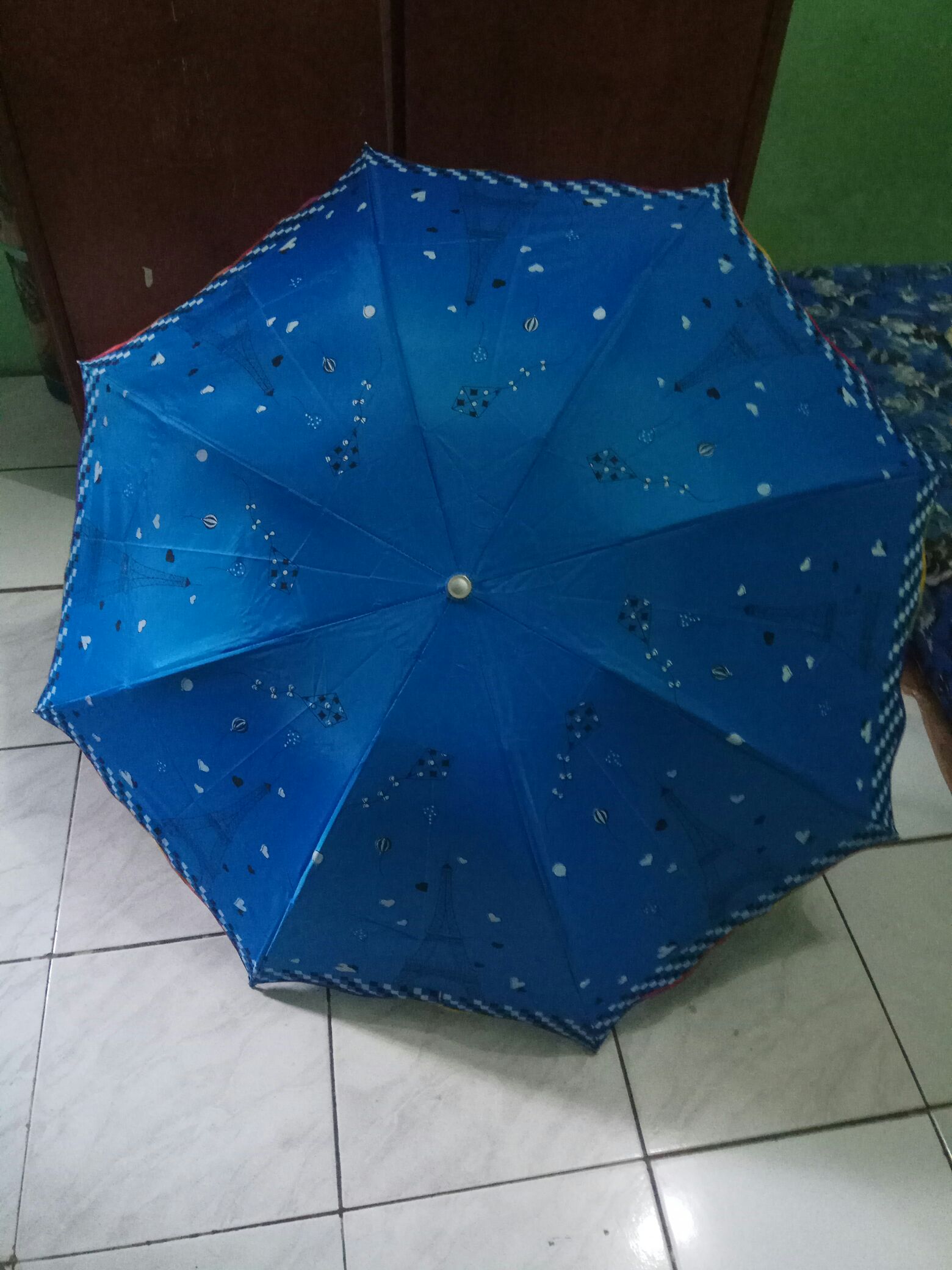 Payung Lipat Fancy Korea Jepang Paris Uv Protection