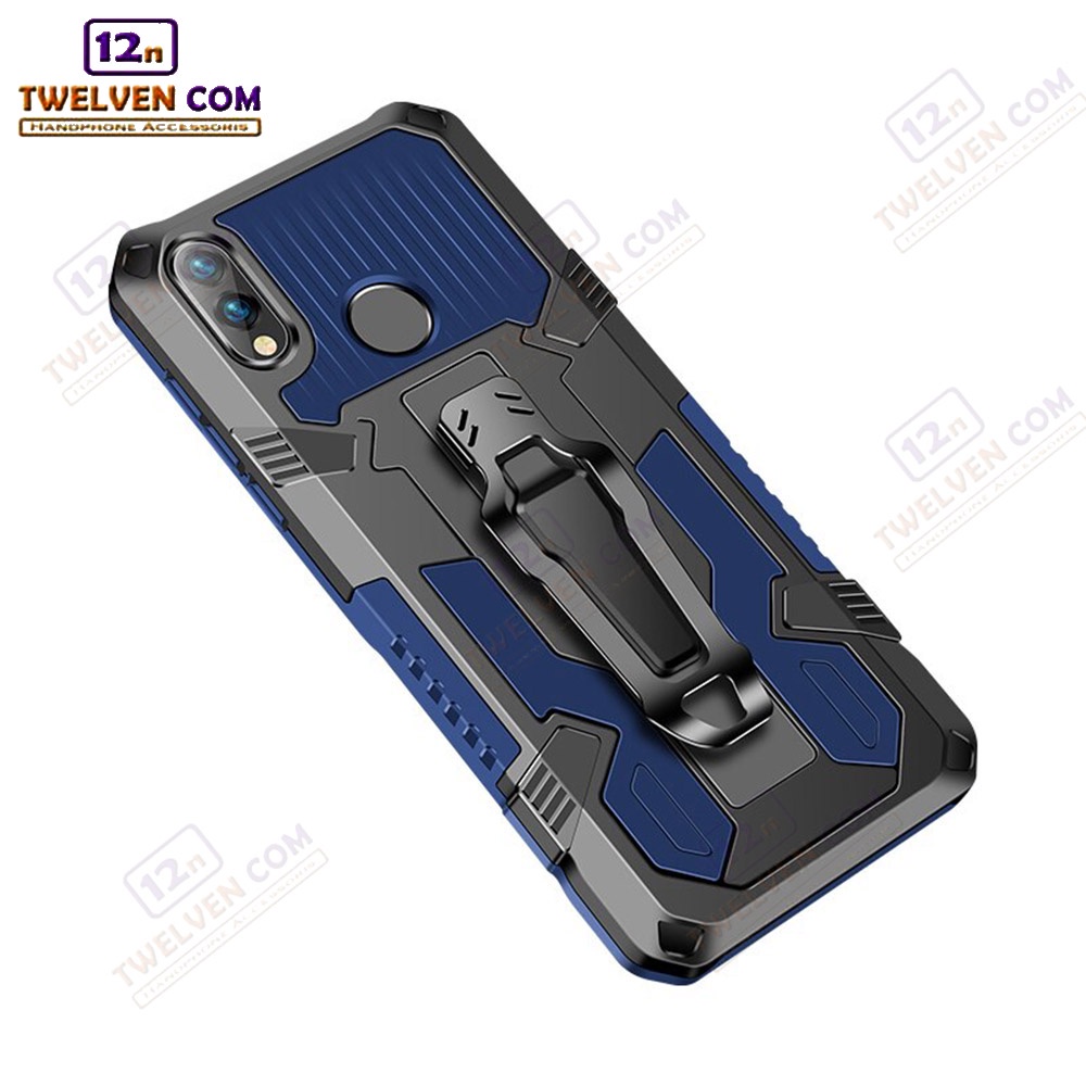 Case Shockproof Xiaomi Redmi Note 4 / 4x / Note 5 / Note 5 Pro / Note 5a Prime / Note 6 Pro / Note 7 / Note 7 Pro / Note 8 / Note 8 Pro / Note 9 / Note 9 Pro / Note 10 / Note 10s / Note 10 Pro / Note 10 Pro Max - Armor Hardcase Stand Clip