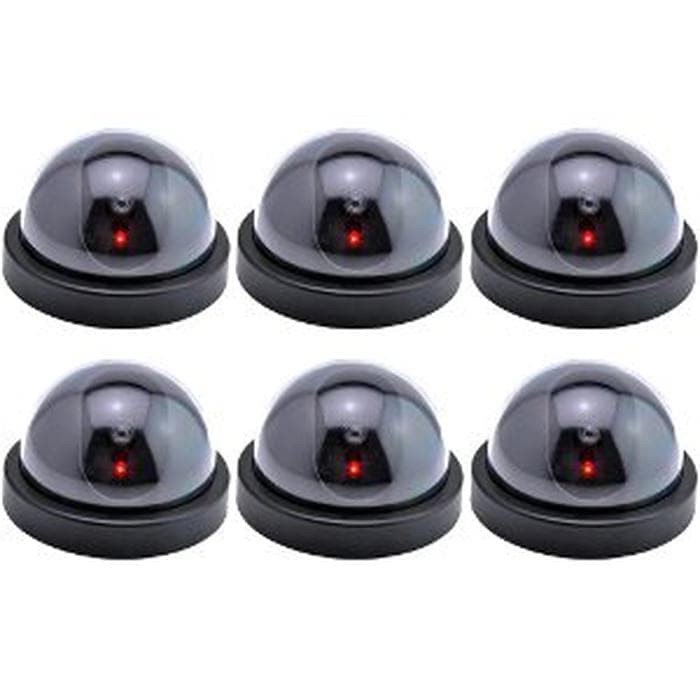 Paket 6 Buah CCTV Palsu Tampak Asli Dummy cctv - HItam
