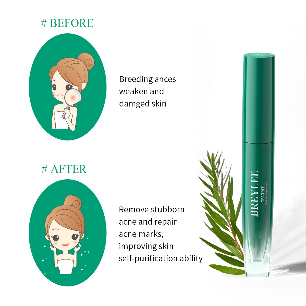 PEMBERSIH JERAWAT BREYLEE TEA TREE ACNE TREATMENT PEN