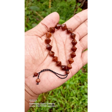 Gelang tasbih kokka model wajik gelang kaokah original gelang kaokah murah gelang tasbih 33 butir ge