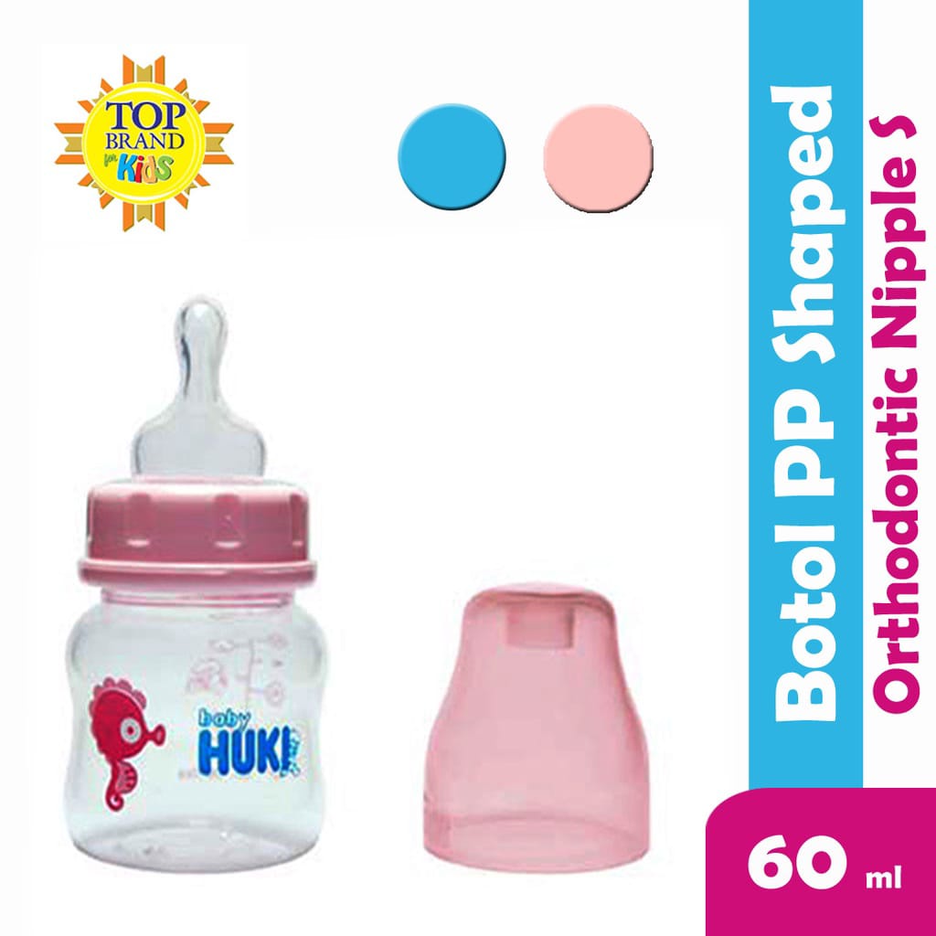 Botol Susu Bayi Huki 60 mL BPA Free - Botol Susu Bayi